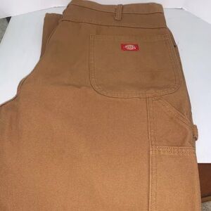 Dickies Pants Mens 40 x 32: Canvas Carpenter / Casual Workwear 2 Spots See Pics